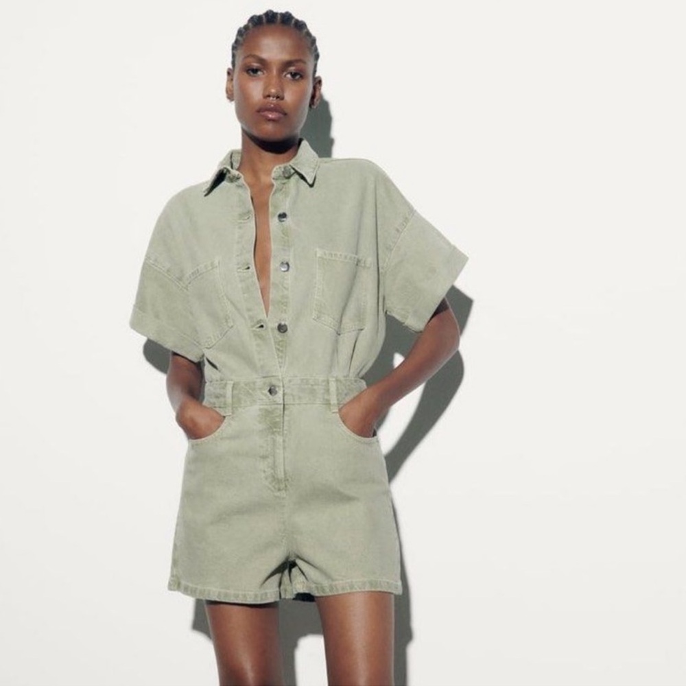 Zara Green Romper